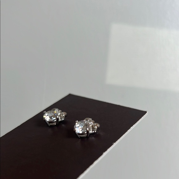 Juicy Couture Silver Bow Earrings - Picture 3 of 3